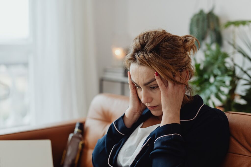 Woman with Headache